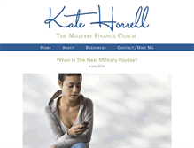 Tablet Screenshot of katehorrell.com